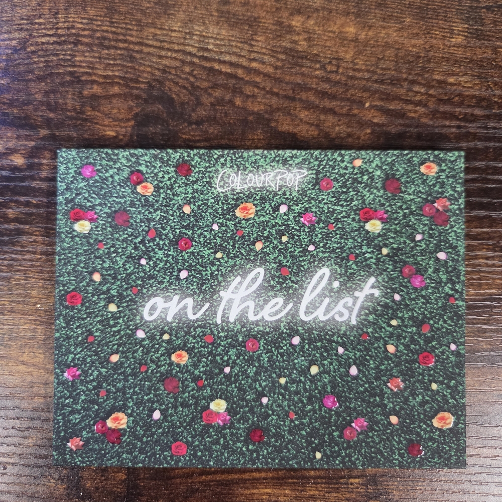 ColourPop On The List 12-pan Eyeshadow Palette